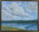 Columbia River Heron   22 x 30"