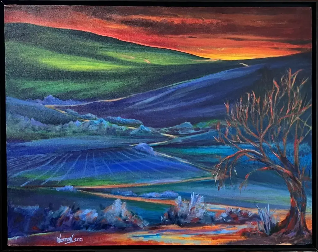 Eastern Oregon Sunset   22 x 28"