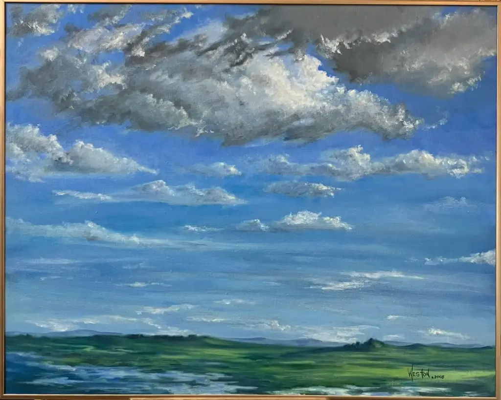 He Leads Me Beside the Still Water   22 x 30"