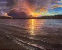 Hood Canal, Sunset   16 x 20"