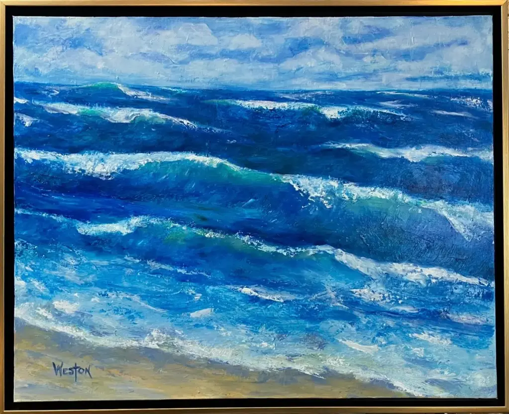 Rough Day at the Shore   24 x 30"