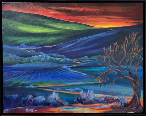 Eastern Oregon Sunset   22 x 28"