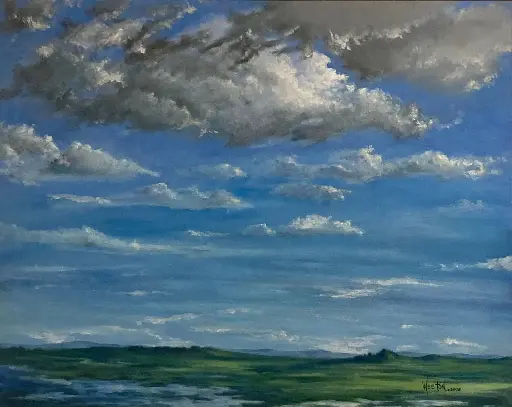 He Leads Me Beside the Still Water   22 x 30"