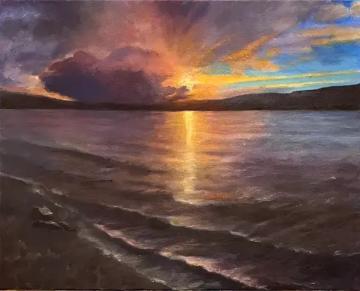 Hood Canal, Sunset   16 x 20"