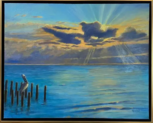 Pelican, Rockaway Beach   22 x 30"