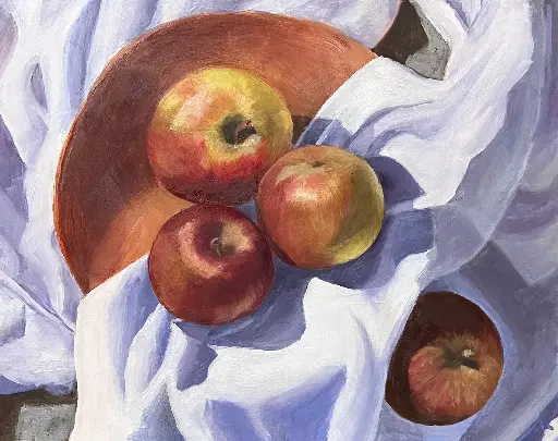 Sunlit Apples   8 x 10"