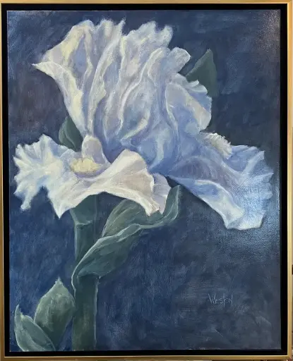 Blue Iris,  22 x 28"