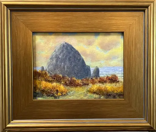 Haystack Rock, Oregon   6 x 8"