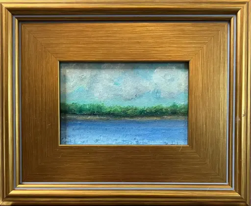 Sunny River Day 6 x 8"
