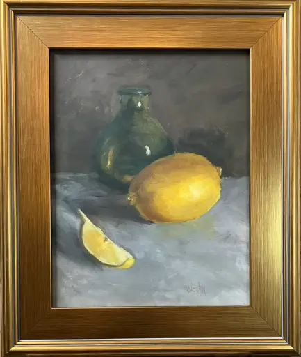 Still Life with Green Bottle 12 x 16"